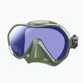 Маска за гмуркане Tusa Zeense Pro зелено-синя M1010S 6