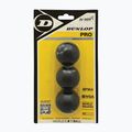 Топки за скуош Dunlop Pro Blister 3 бр. черни 700109