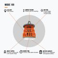 Vango Midge 100 оранжева туристическа лампа 8