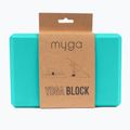 Куб за йога Myga Foam Block turquoise 2
