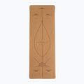 Постелка за йога Myga Alignment XL 6 mm brown