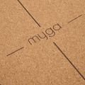 Постелка за йога Myga Alignment XL 6 mm brown 2