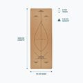 Постелка за йога Myga Alignment XL 6 mm brown 6