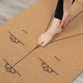 Постелка за йога Myga Alignment XL 6 mm brown 12
