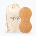 Масажна топка Myga Duoball brown 4