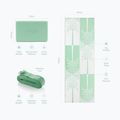 Комплект за йога Myga Sage Palm Yoga Set mat + block + green strap 13