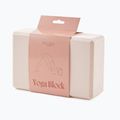 Йога блок Myga Foam Block бежов 3