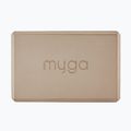 Куб за йога Myga Foam Block кафяв