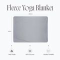 Одеяло за йога Myga Fleece stone 9