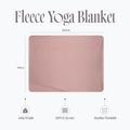 Одеяло за йога Myga Fleece blush 10