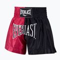 Мъжки шорти за тренировки по муай тай EVERLAST черно-червени EMT7