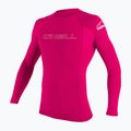 Детска блуза за плуване с дълъг ръкав O'Neill Basic Skins LS Rash Guard watermelon