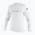 Детска блуза  с дълъг ръкав за плуване O'Neill Basic Skins LS Sun Shirt white