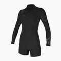 Дамски неопренов костюм за плуване O'Neill Bahia 2/1 mm Back Zip Spring black/black/black