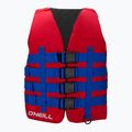 Детска спасителна жилетка O'Neill Youth Rental Superlite 50N ISO червено/синьо