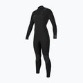 Дамски неопренов костюм за плуване  O'Neill Hyperfreak 4/3+ mm Chest Zip Full black/black