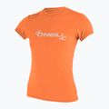 Дамска тениска за плуване O'Neill Basic Skins Sun Shirt light grapefruit