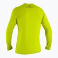 Младежка тениска O'Neill Basic Skins Sun Shirt с дълъг ръкав за плуване в лайм 2