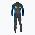 Детски неопренов костюм за плуване O'Neill Youth Ninja 4/3 Chest Zip Full black/ ultrablue/ dayglo 2