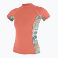 Дамски бански O'Neill Side Print Rash Guard orange 5405S