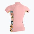 Детска тениска за плуване O'Neill Girls Premium Skins Turtleneck Rash Guard peony/demi floral/peony 2