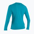 Дамска блуза с дълъг ръкав за плуване O'Neill Trvlr Hybrid Sun Shirt turquoise 2