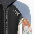 Детски неопреновъчен костюм за плуване O'Neill Girls Epic 5/4 Back Zip Full graphite/dahlia/infinity 7
