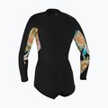 Дамска плувна пяна O'Neill Bahia 2/1 Front Zip Short Spring black/mikah floral/black 2