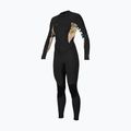 Дамски неопренов костюм O'Neill Bahia 3/2 Back Zip Full black/mikah floral/black