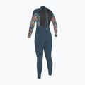 Детски неопренов костюм за плуване O'Neill Girls Epic 4/3 Back Zip Full copen blue/painted tropics/copen blue 2