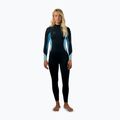 Дамски неопренов костюм за плуване O'Neill Bahia 3/2 Back Zip Full IQ5 black/surf abstract/chambray blue 3
