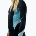 Дамски неопренов костюм за плуване O'Neill Bahia 3/2 Back Zip Full IQ5 black/surf abstract/chambray blue 8