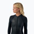 Дамски неопренов костюм за плуване O'Neill Bahia 2/1 mm Front Zip Short Spring glide black/black 6