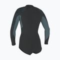 Дамски неопренов костюм за плуване O'Neill Bahia 2/1 mm Front Zip Short Spring tempered steel/shade 2