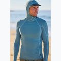 Мъжка блуза с дълъг ръкав за плуване O'Neill Hyperfreak Skins Rash Guard Hooded blue fusion/blue fusion 6