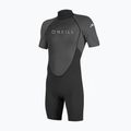 Мъжки неопреннов костюм за плуване O'Neill Reactor-2 2mm Back Zip SS Spring HJ5 black/graphite