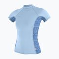 Дамска тениска за плуване O'Neill Hyperfreak Skins Rash Guard chambray blue/surf abstract