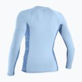 Блуза с дълъг ръкав за плуване O'Neill Hyperfreak Skins Rash Guard chambray blue/surf abstract 2