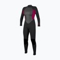 Дамски неопренов костюм за плуване O'Neill Reactor-2 3/2 Back Zip Full J18 black/punk pink