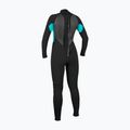 Дамски неопренов костюм за плуване  O'Neill Reactor-2 3/2 mm Back Zip Full black/light aqua 2