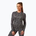 Дамска термоактивна блуза Surfanic Cozy Limited Edition Crew Neck black zebra