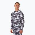 Мъжки Surfanic Bodyfit Limited Edition Crew Neck термо ръкав с дълъг ръкав white out print
