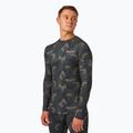Мъжка термоактивна блуза Surfanic Bodyfit Limited Edition Crew Neck forest geo camo