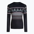 Дамски Surfanic Cozy Limited Edition Crew Neck термален дълъг ръкав черен fairisle 4