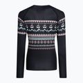 Дамски Surfanic Cozy Limited Edition Crew Neck термален дълъг ръкав черен fairisle 5