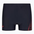 Детски боксерки за плуване Speedo Sports Logo Print Trunks сини/червени