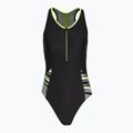 Speedo Reflect Wave черен/зелен дамски бански костюм от една част