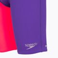 Детски бански Speedo Endurance+ с висока талия лилаво/червено 3