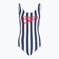 Speedo Ice Cream U-Back дамски бански костюм от една част син/бял