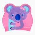 Детска шапка за плуване Speedo Plain Moulded Silicone pink